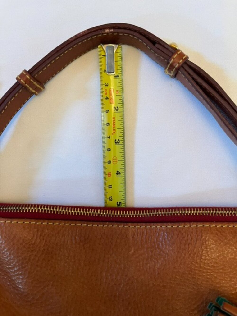 DOONEY & BOURKE | Florentine Tassel Leather Hobo Shoulder Bag - Picture 14 of 16